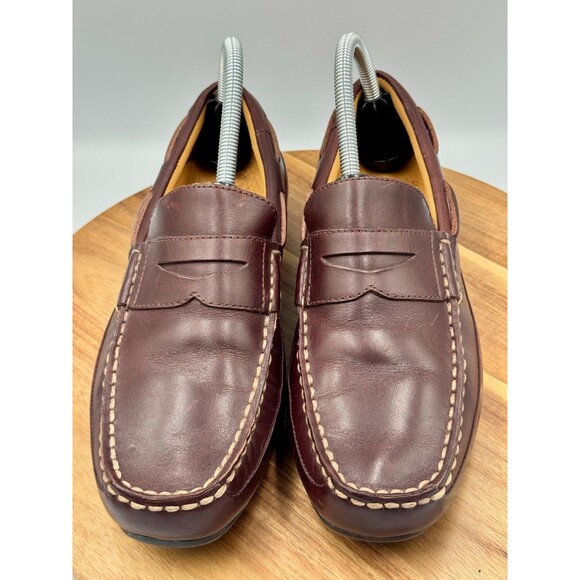 SPERRY Gold Cup Premium Penny Loafer Leather Driving Shoes Men\'s Size 7M Brown main image 12